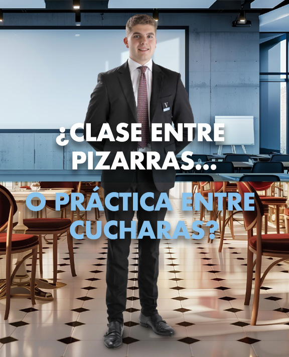¿Clase entre pizarras...